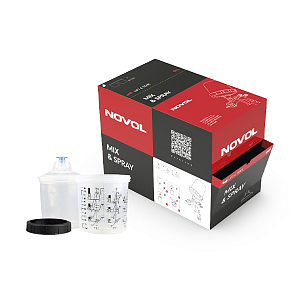 Система одноразовых сменных стаканов NOVOL MIX & SPRAY