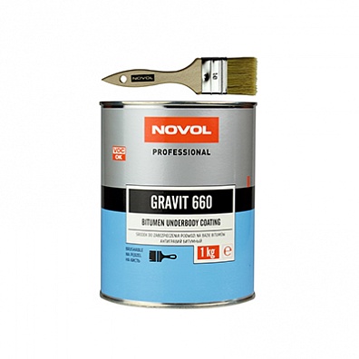 Средство битумное для защиты кузова GRAVIT 660 (под кисть)